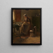 Binnen schilderij - Bernardus Johannes Blommers — ingelijst kunstwerk aan de muur