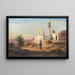 Near Aswan - Bernhard Fiedler — framed artwork on a wall