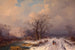 Sneeuwlandschap - Bernhard Fiedler — weergave van het kunstwerk