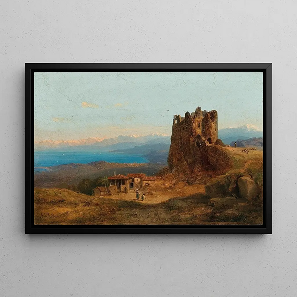 Bernhard Fiedler - View into the Bay of Trieste from S Servolo.webp