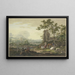 Landschap - Bernhard Hendrik Thier — ingelijst kunstwerk aan de muur