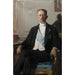 Reproductie van het schilderij Gustave V Kunstdruk 1858-1950 prins erfgenaam van Zweden en Noorwegen koning van Zweden - Bernhard Störmann