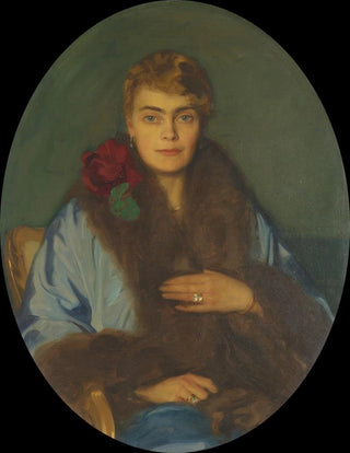 Bernhard sterman - Portrait of Hilda sterman.webp