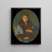 portret van Hilda Sterman - Bernhard Störmann — ingelijst kunstwerk aan de muur