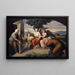 De engelen met Abraham - Bernhard von Neher de Jonge — ingelijst kunstwerk aan de muur