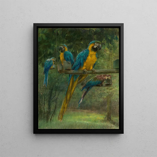 Berthe Art - Blue and Yellow Macaws.webp