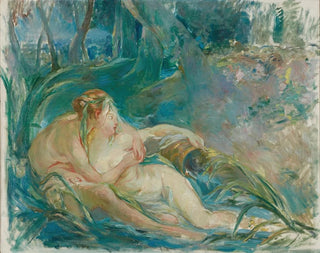 Berthe Morisot - Apollon Rvlant sa Divinit  la Bergre Iss after Franois Boucher.webp