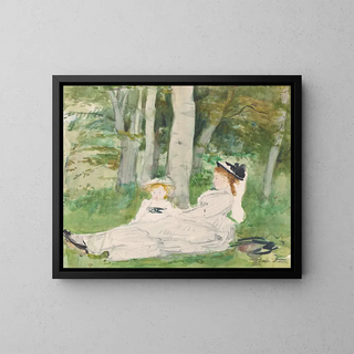 Berthe Morisot - At The Edge Of The Forest Edma And Jeanne.webp