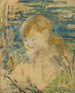 La fille blonde - Berthe Morisot — weergave van het kunstwerk
