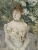 Jonge vrouw in baljurk - Berthe Morisot — weergave van het kunstwerk