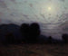 Landschap bij maanlicht - Birge Harrison — weergave van het kunstwerk
