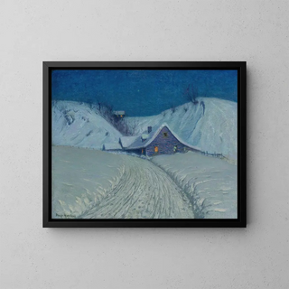 Birge Harrison - Winters Cabin at the Curve.webp