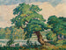 Kleine rivier Arkansas - Birger Sandzén — weergave van het kunstwerk