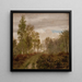 Birketrer painting p Ls after the rain - P C Skovgaard — framed artwork on a wall