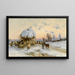 Wintertijd - Blaise Pállik — ingelijst kunstwerk aan de muur