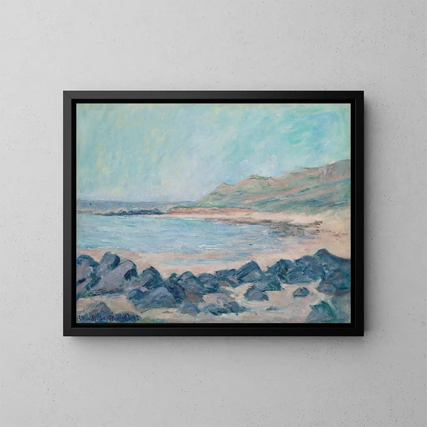 Zeezicht - Blanche Hoschedé-Monet — ingelijst kunstwerk aan de muur