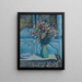 De narcisussen binnen in Giverny - Blanche Hoschedé - Monet — ingelijst kunstwerk aan de muur