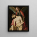Engel Pietà - Boccaccino — ingelijst kunstwerk aan de muur