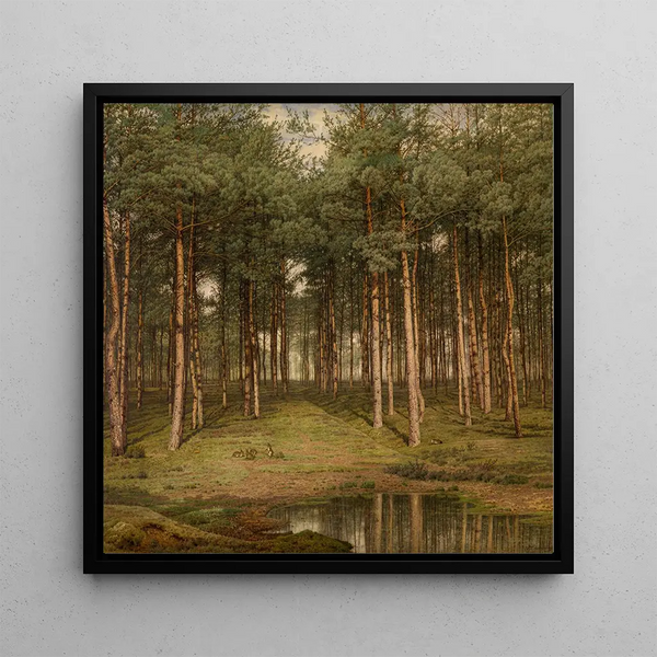 Bois de sapin à Putte - Jean-Pierre François Lamorinère