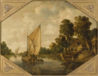 Landschap met rivier - Bonaventura Peeters de Oude — weergave van het kunstwerk