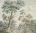 Bord de forêt avec maisons de paysans et un chemin de sable - Gerardus Wieringa | Reproduction — weergave van het kunstwerk