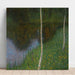 Reproduction of the painting Lake Shoreline with Birches - Gustav Klimt