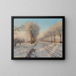 Boris Vasilievich Bessonov - Winter Sunset.webp