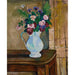 Reproductie van het schilderij Bloemenmandje met Rozen, Klaprozen en Varens - Suzanne Valadon
