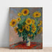 Reproductie van het schilderij Zonnebloemenboeket - Claude Monet