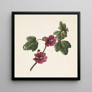 Branche avec des fleurs violettes - M de Gijselaar