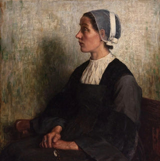 Bretonne en prière - Henri Jules Guinier