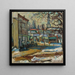 Bridgeport - Abraham Manievich — ingelijst kunstwerk aan de muur