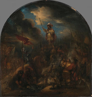 Brinio élevé sur un bouclier - Jan Lievens