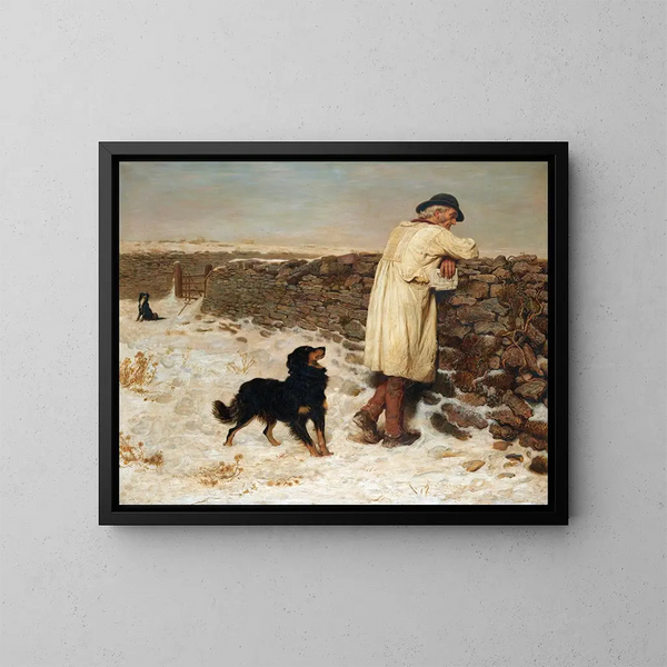 Tijden van oorlog - Briton Rivière — ingelijst kunstwerk aan de muur