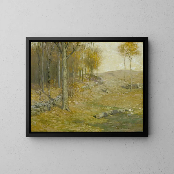 Herfst - Bruce Crane — ingelijst kunstwerk aan de muur