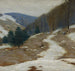 Winter persistent - Bruce Crane — weergave van het kunstwerk
