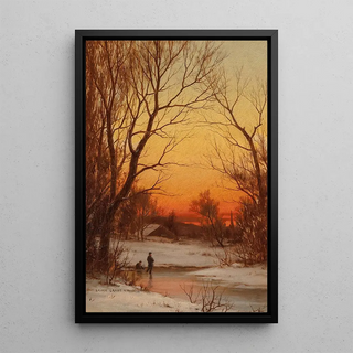 Bruce Crane - Sunset Woods and Pond.webp