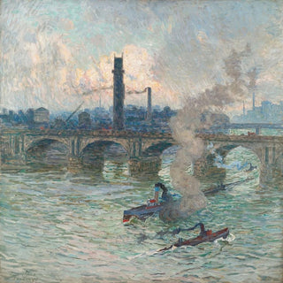 Brume, vapeur et fumée sur la Tamise - Émile Claus