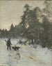 De jager - Bruno Liljefors — weergave van het kunstwerk