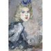 Reproductie van het schilderij Parisienne - Brynolf Wennerberg
