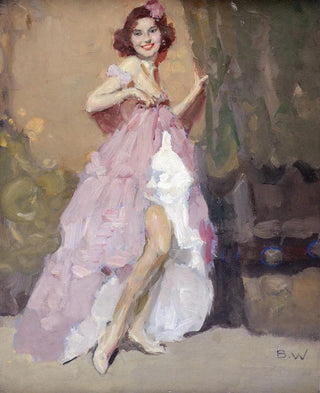 Brynolf Wennerberg - Tnzerin auf der Bhne.webp