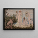 De baders - Bryson Burroughs — ingelijst kunstwerk aan de muur