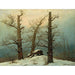 Reproductie van het schilderij Cairn onder de sneeuw - Caspar David Friedrich