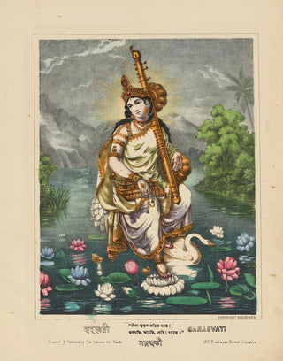 Calcutta Art Studio - Goddess Sarasvati.webp