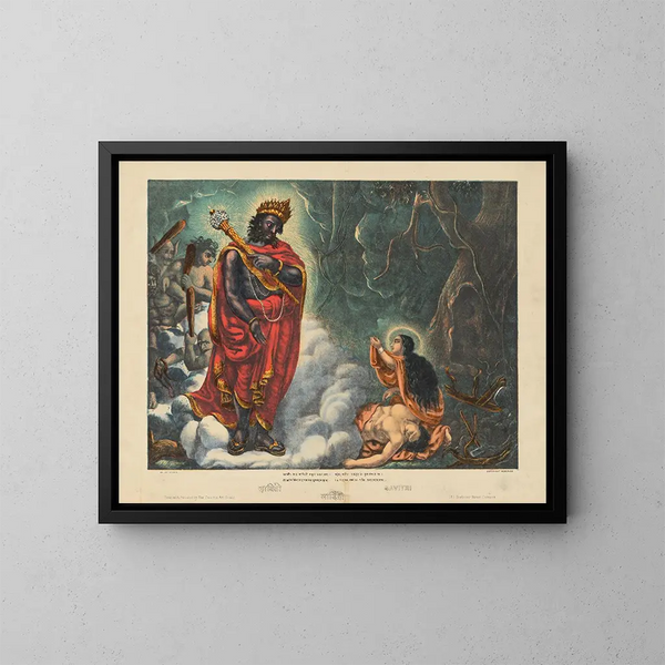Savitri - Calcutta Art Studio — ingelijst kunstwerk aan de muur