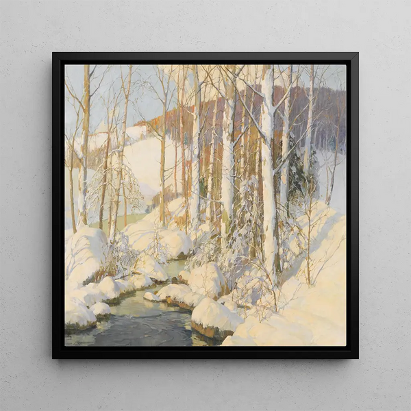 Calme d'hiver - Frederick John Mulhaupt