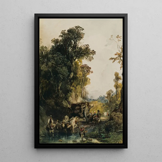 CamilleJosephEtienne Roqueplan - The Timber Waggon.webp