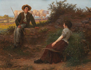 Camille Flix Bellanger - Chatting by the wayside.webp