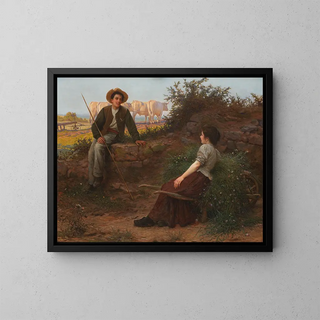 Camille Flix Bellanger - Chatting by the wayside.webp