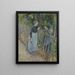 Gesprek - Camille Pissarro — ingelijst kunstwerk aan de muur